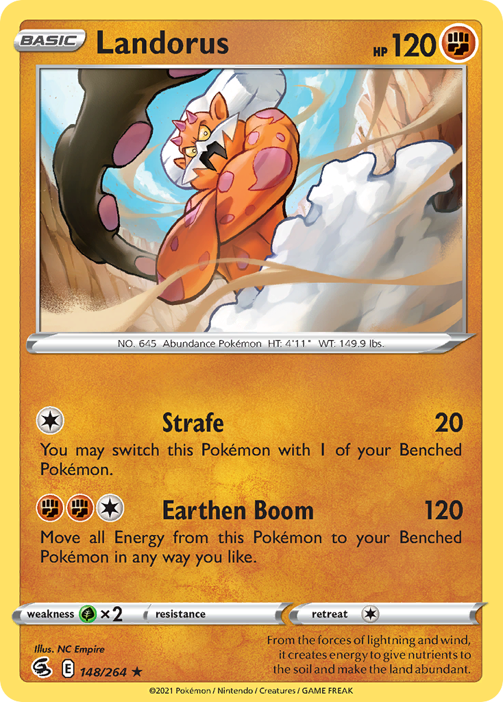 Fusion Strike Holo Landorus #148/264